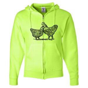 Unisex NuBlend® Full-Zip Hooded Sweatshirt Thumbnail