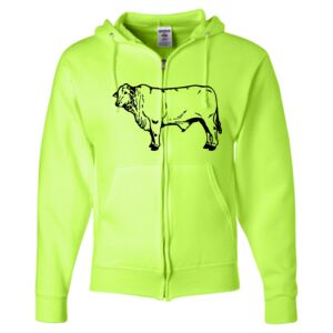 Unisex NuBlend® Full-Zip Hooded Sweatshirt Thumbnail