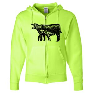 Unisex NuBlend® Full-Zip Hooded Sweatshirt Thumbnail