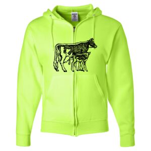 Unisex NuBlend® Full-Zip Hooded Sweatshirt Thumbnail