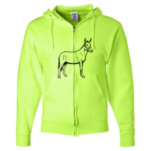 Unisex NuBlend® Full-Zip Hooded Sweatshirt Thumbnail
