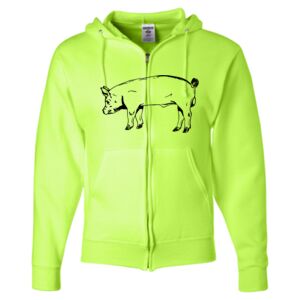 Unisex NuBlend® Full-Zip Hooded Sweatshirt Thumbnail