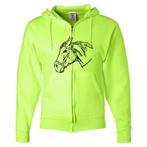 Unisex NuBlend® Full-Zip Hooded Sweatshirt Thumbnail