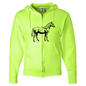 Unisex NuBlend® Full-Zip Hooded Sweatshirt Thumbnail