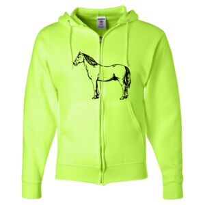 Unisex NuBlend® Full-Zip Hooded Sweatshirt Thumbnail