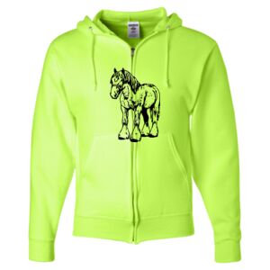 Unisex NuBlend® Full-Zip Hooded Sweatshirt Thumbnail