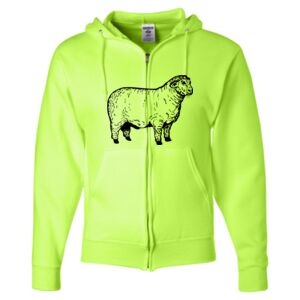 Unisex NuBlend® Full-Zip Hooded Sweatshirt Thumbnail