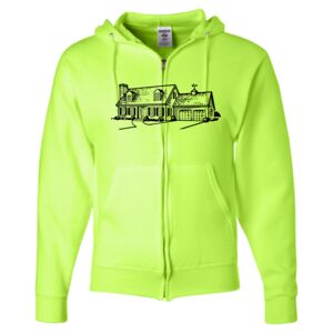 Unisex NuBlend® Full-Zip Hooded Sweatshirt Thumbnail
