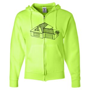 Unisex NuBlend® Full-Zip Hooded Sweatshirt Thumbnail