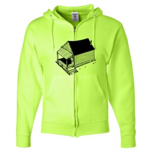 Unisex NuBlend® Full-Zip Hooded Sweatshirt Thumbnail