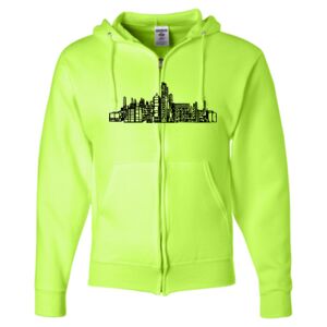 Unisex NuBlend® Full-Zip Hooded Sweatshirt Thumbnail