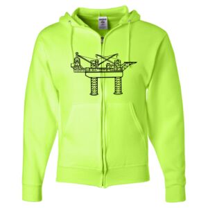 Unisex NuBlend® Full-Zip Hooded Sweatshirt Thumbnail