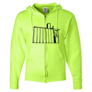 Unisex NuBlend® Full-Zip Hooded Sweatshirt Thumbnail