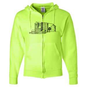Unisex NuBlend® Full-Zip Hooded Sweatshirt Thumbnail