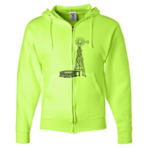 Unisex NuBlend® Full-Zip Hooded Sweatshirt Thumbnail
