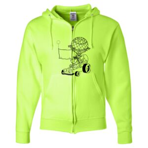 Unisex NuBlend® Full-Zip Hooded Sweatshirt Thumbnail