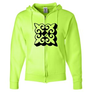 Unisex NuBlend® Full-Zip Hooded Sweatshirt Thumbnail