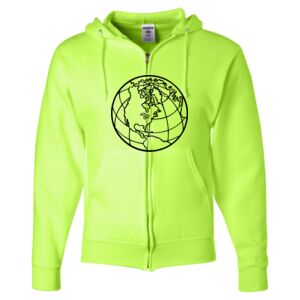 Unisex NuBlend® Full-Zip Hooded Sweatshirt Thumbnail