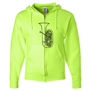 Unisex NuBlend® Full-Zip Hooded Sweatshirt Thumbnail