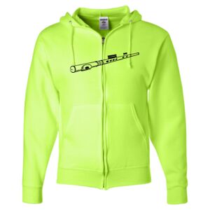 Unisex NuBlend® Full-Zip Hooded Sweatshirt Thumbnail
