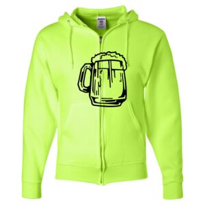 Unisex NuBlend® Full-Zip Hooded Sweatshirt Thumbnail