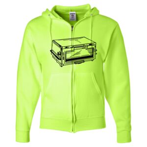 Unisex NuBlend® Full-Zip Hooded Sweatshirt Thumbnail