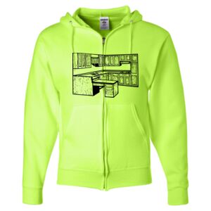 Unisex NuBlend® Full-Zip Hooded Sweatshirt Thumbnail