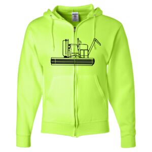 Unisex NuBlend® Full-Zip Hooded Sweatshirt Thumbnail