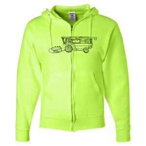 Unisex NuBlend® Full-Zip Hooded Sweatshirt Thumbnail