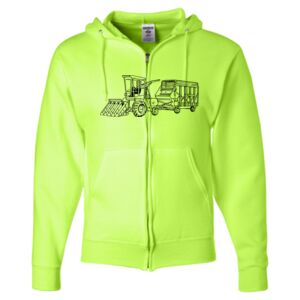 Unisex NuBlend® Full-Zip Hooded Sweatshirt Thumbnail