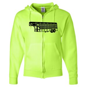 Unisex NuBlend® Full-Zip Hooded Sweatshirt Thumbnail