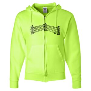 Unisex NuBlend® Full-Zip Hooded Sweatshirt Thumbnail