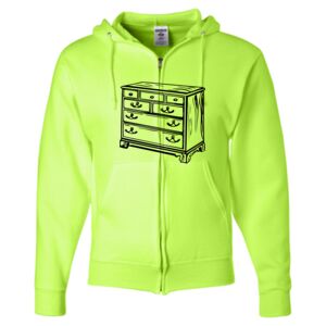 Unisex NuBlend® Full-Zip Hooded Sweatshirt Thumbnail
