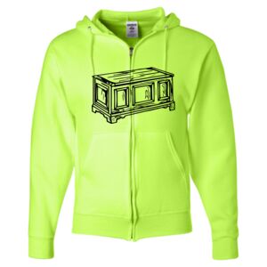 Unisex NuBlend® Full-Zip Hooded Sweatshirt Thumbnail