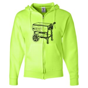 Unisex NuBlend® Full-Zip Hooded Sweatshirt Thumbnail