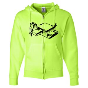 Unisex NuBlend® Full-Zip Hooded Sweatshirt Thumbnail