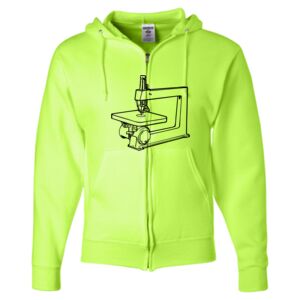 Unisex NuBlend® Full-Zip Hooded Sweatshirt Thumbnail