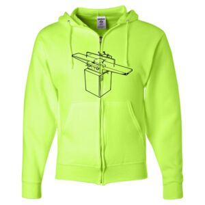 Unisex NuBlend® Full-Zip Hooded Sweatshirt Thumbnail