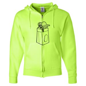Unisex NuBlend® Full-Zip Hooded Sweatshirt Thumbnail