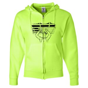 Unisex NuBlend® Full-Zip Hooded Sweatshirt Thumbnail