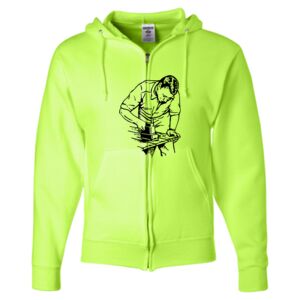 Unisex NuBlend® Full-Zip Hooded Sweatshirt Thumbnail