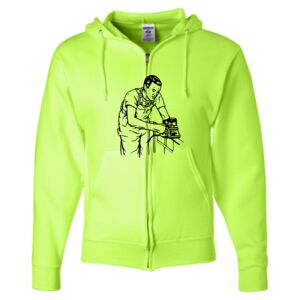 Unisex NuBlend® Full-Zip Hooded Sweatshirt Thumbnail