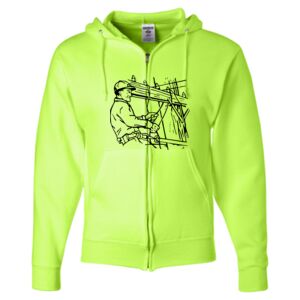 Unisex NuBlend® Full-Zip Hooded Sweatshirt Thumbnail
