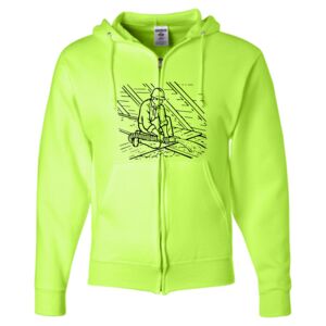 Unisex NuBlend® Full-Zip Hooded Sweatshirt Thumbnail