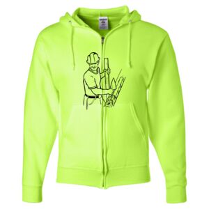 Unisex NuBlend® Full-Zip Hooded Sweatshirt Thumbnail