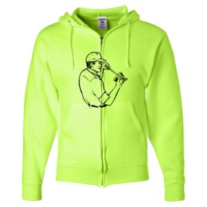 Unisex NuBlend® Full-Zip Hooded Sweatshirt Thumbnail