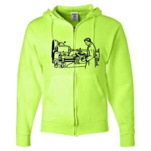 Unisex NuBlend® Full-Zip Hooded Sweatshirt Thumbnail