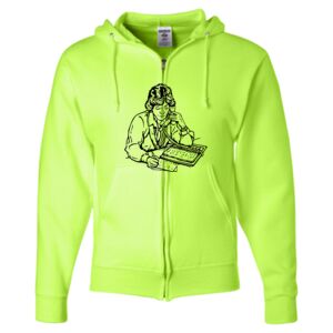Unisex NuBlend® Full-Zip Hooded Sweatshirt Thumbnail