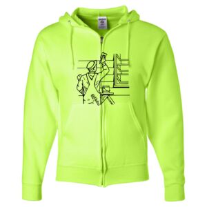 Unisex NuBlend® Full-Zip Hooded Sweatshirt Thumbnail
