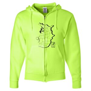 Unisex NuBlend® Full-Zip Hooded Sweatshirt Thumbnail